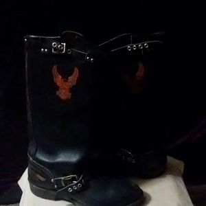 Women harley Davidson boots